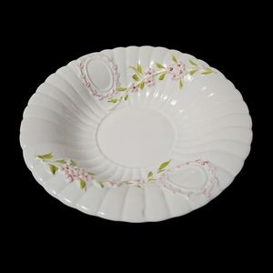 Vintage Handpainted Ceramic Jay Willifred 11" D decorative bowl EUC